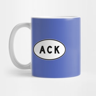 ACK - Nantucket Memorial Airport - FAA Code Mug